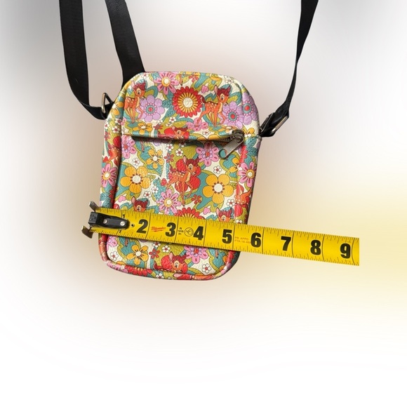 Buckle-Down Disney Bambi Retro Floral Crossbody Bag – 8”x6” - Picture 5 of 7